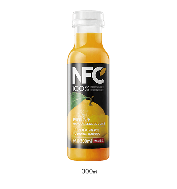 100%NFC果汁（冷藏型）芒果混合汁 300ML