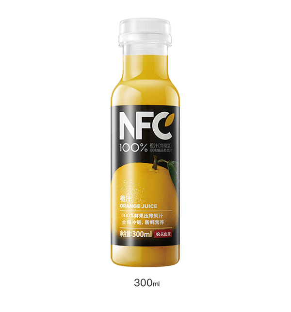 100%NFC果汁（冷藏型）橙汁 300ML